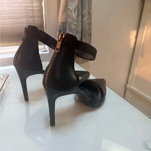 Helmut Lang Black Pointed Toe Heels